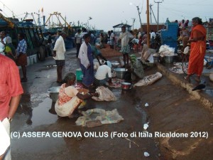 Venditrici al mercato del pesce 2012